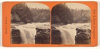 Sherman Falls, Low Water. by John Robert Moore