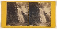 Bushkill Falls, on the Little Bushkill. by John Moran and J Storey