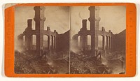 View of the Ruins on Federal Street. by Joshua W Moulton and John S Moulton