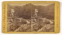 Silver Cascade. [White Mountain, New Hampshire] by Joshua W Moulton and John S Moulton