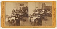 State University, Medical Department, Toland Hall, Dissecting Room. by Eadweard J Muybridge