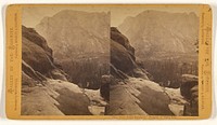 Falls of the Yosemite. Summit of Third Fall. by Eadweard J Muybridge