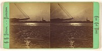 Ice Scenes, Cape Cod, Winter of 1875, Moonlight Views. by G H Nickerson