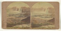 Genesee Falls, Rochester, N.Y. The Upper Fall - distant view. by New York Stereoscopic Company