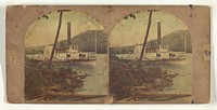 Lake George. Steamer Minnehaha. "Laughing Water." by New York Stereoscopic Company