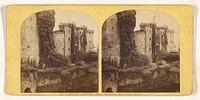 Raglan Castle - Moat, Barbican, and Closet Tower. by Thomas Ogle
