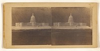 View of a model of the U.S. Capitol by John Wood
