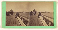 Plank Walk and both landings, Oak Bluffs, Mass. by Charles H Shute and Son