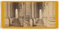 The Capitol at Washington - Colonade, in front of Senate Chamber. by John P Soule