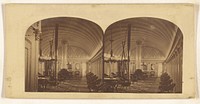 Interior of the Main Saloon of the Steamer Commonwealth, One of the floating palaces for which the American waters are so... by George Stacy