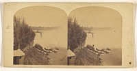 Goat Island, View from the Lower End, looking toward the Canada side. by George Stacy