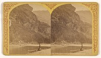 Indian Head, Lower Ausable Pond, Adirondacks by S R Stoddard