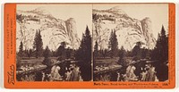 North Dome, Royal Arches, and Washington Column, Yosemite Valley, Mariposa County, Cal. by Carleton Watkins and I W Taber