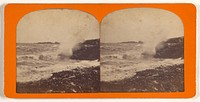 Spray at Head of Beach. [Nantasket Beach, Mass.] by G W Tirrell 2nd