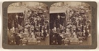 Fulton Fish Market Dealers - looking (N.) along South Str., New York City, U.S.A. by Underwood and Underwood