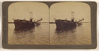 A Ship that got in Dewey's "line of fire" - Spanish Warship "Reina Cristina," Manila Bay by Underwood and Underwood