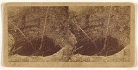 Large well or pit with tree at center with the names of "Sargent" and "Grayson" plus the date "1868" inscribed on walls by Benjamin Franklin Upton