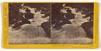 Cascade below the Vernal Fall, Yosemite Valley, Mariposa County, Cal. by Carleton Watkins