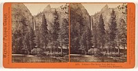 Pohono - The Bridal Veil, 900 feet, Yosemite Valley, Mariposa Co. by Carleton Watkins