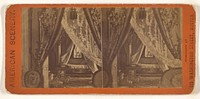 Parlor with curtains