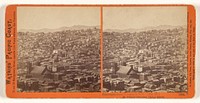 Panorama from Telegraph Hill. (No. 17.) St. Francis Cathedral, Vallejo Street. by Carleton Watkins