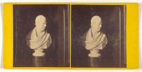 Abbotsford - Bust of Scott, by Chantrey. by George Washington Wilson