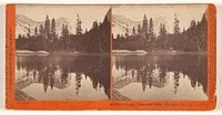 At Mirror Lake, Yosemite Valley, Mariposa Co., Cal. by Carleton Watkins