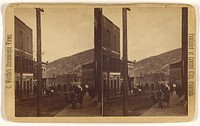 Eureka and Lawrence Streets, from front of Opera House. [Central City, Colorado] by Charles Weitfle