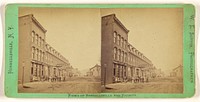 View of main street of Hornellsville, New York by W L Sutton