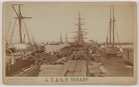 A.T. & S.F. Wharf. by San Diego View Company