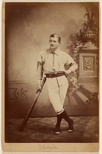 Haberer(?) [baseball player in uniform] by J P Woodworth