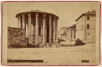 Tempio di Vesta con Casa di Riewi(?) by Michele Mang