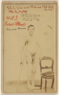 W. D. Gilbert Co, C. 6th Vt. Civil War Victim
