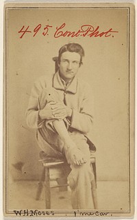 W.H. Moses [Civil War victim] by William H Bell