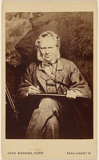 Sir E[dwin Henry] Landseer [English animal painter, 1802 - 1873] by John Watkins