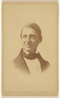 Ralph Waldo Emerson, printed in vignette-style by James W Black and Co