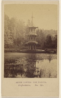 Alton Towers - The Pagoda. by Manchester Photographic Company