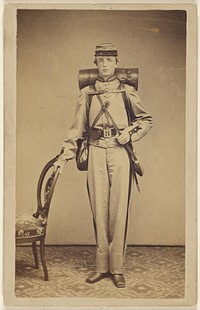 Unidentified Confederate soldier, standing