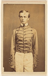 Unidentified Union soldier, standing by Charles DeForest Fredricks