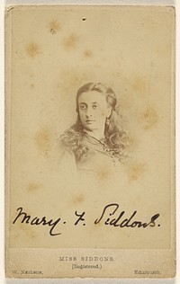 Miss [Mary F.] Siddons. by W Neilson