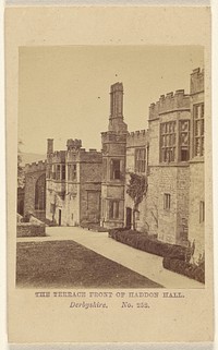 The Terrace Front of Haddon House. Derbyshire. by Manchester Photographic Company