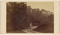 Matlock Bath. The Lovers' Walk, from the Ferry. by Thomas Ogle