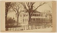 Exterior of an unidentified house near Cambridgeport, Massachusetts by George Kendall Warren