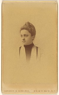 Katharine Lambert. 1886. by A Hargrave and Theodore Gubelman