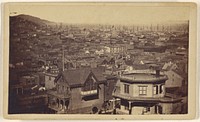 City and Bay from Rincon Hill, San Francisco. by Lawrence and Houseworth