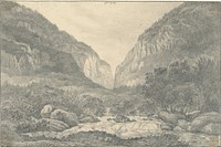 Valley of the Saltina near Brieg at Entrance of the Simplon by Sir John Frederick William Herschel