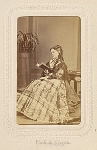 Mme. E[mile] de Girardin [Delphine (Gay) de Girardin, pseud. of Vicomte de Launay, 1804 - 1855] by Sergei Luvovich Levitsky