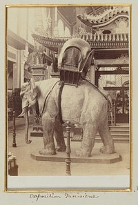 Elephant et son Palanquin by Léon and Lévy