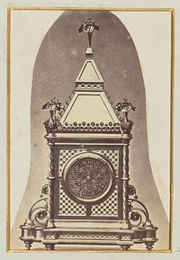 Ornate table clock by Alexander Nichol