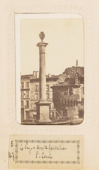 Le Puy, vue de la tour de Pannessac et ancienne fontaine St Louis by Sabatier